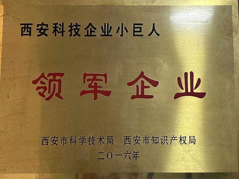 2016市科技企業小巨人領軍企業